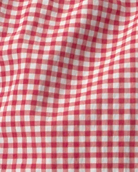 Baby Boy Recycled Swim Trunks Red Gingham
