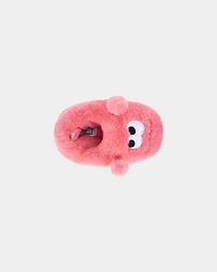 Girls Cozy Monster Slippers - Pink