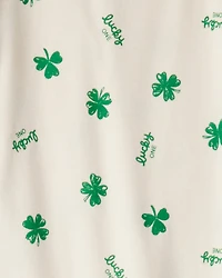 Kid St. Patrick's Day 100% Cotton Snug Fit 2-Piece Pyjamas - Ivory