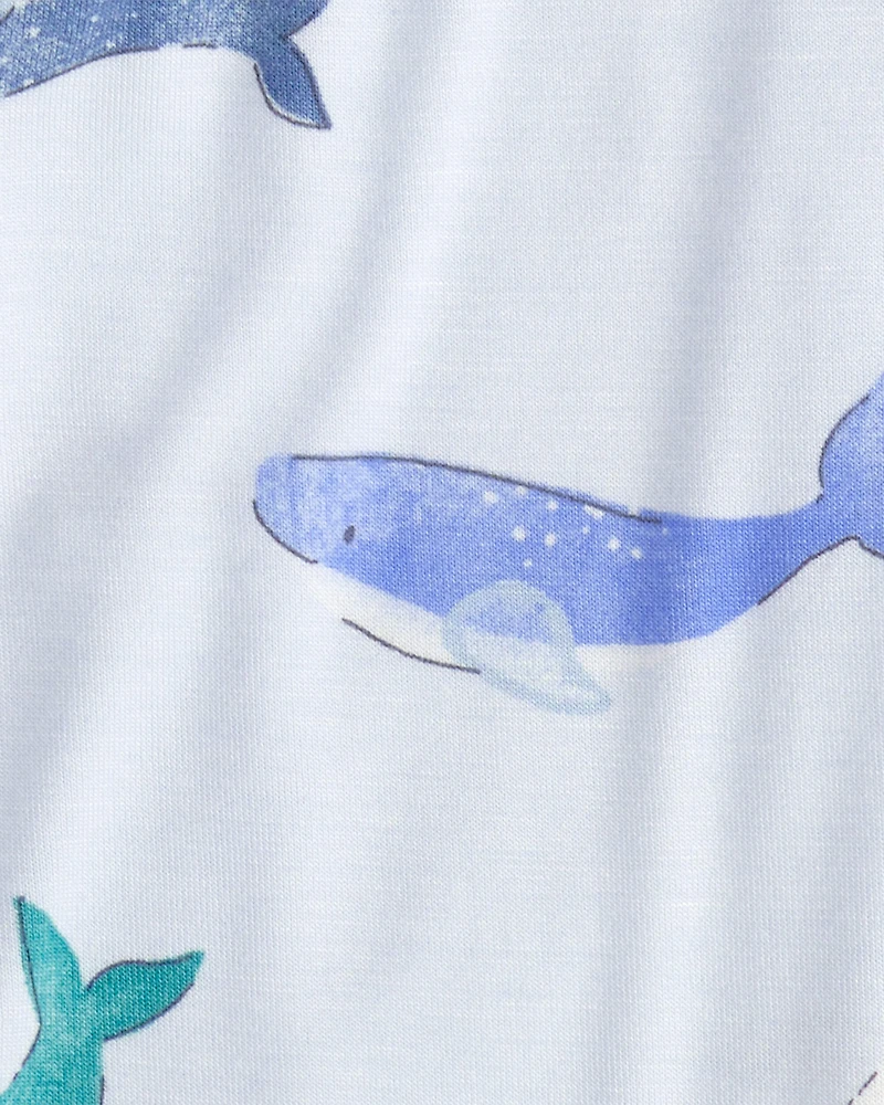 Baby Whale PurelySoft 2-Way Zip Sleeper - Blue