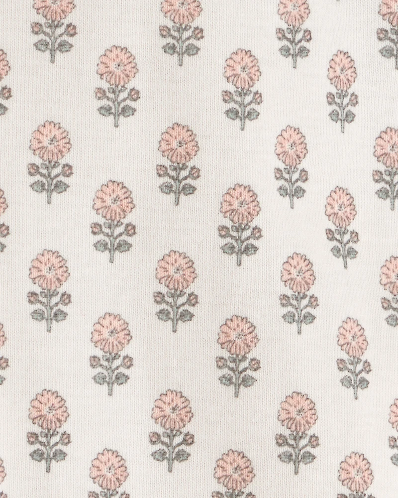 Baby Girl 2-Pack Organic Cotton Grow-With-Me Joggers