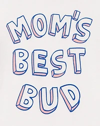 Toddler Boy Mom's Best Bud Graphic Tee