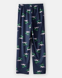 Adult Christmas Cars Loose Fit Pyjama Bottoms- Navy