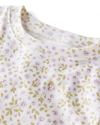 Toddler Organic Cotton  Pyjamas Enchanted Floral Print