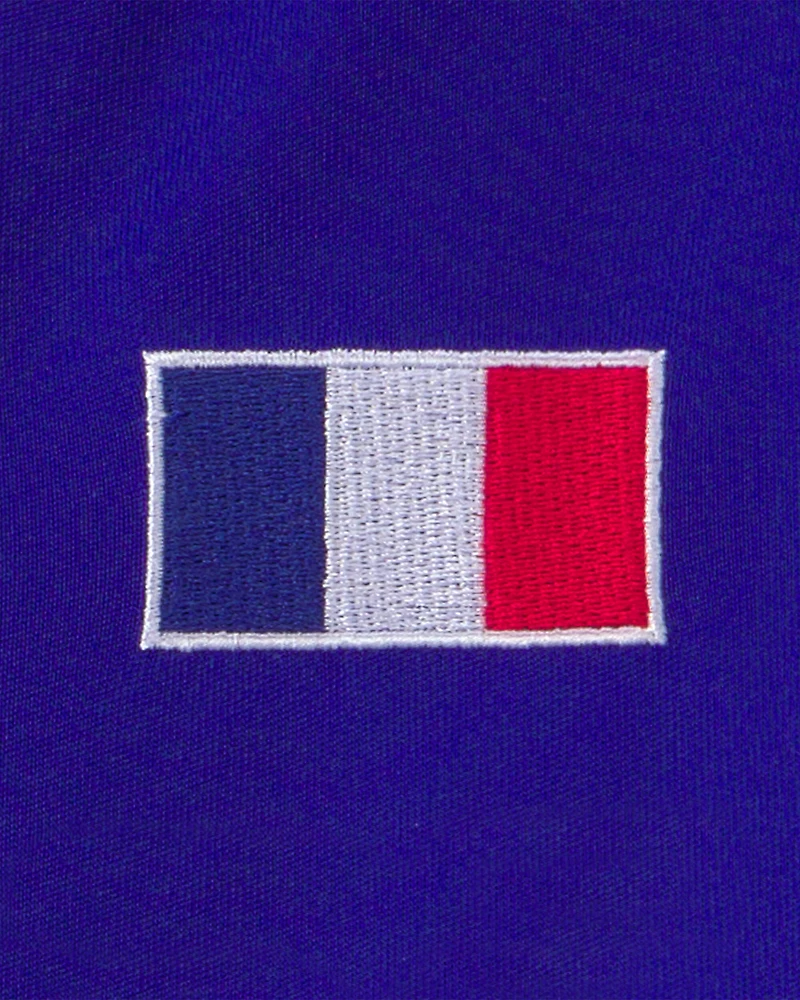 Kids 2-Piece Umbro France Soccer Jersey & Short Set - Blue/Red/White