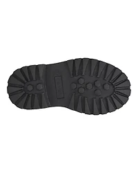 Toddler Girl Butterfly Heart Buckle Boots - Black