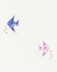 Baby Fish Print Sleeveless Bodysuit