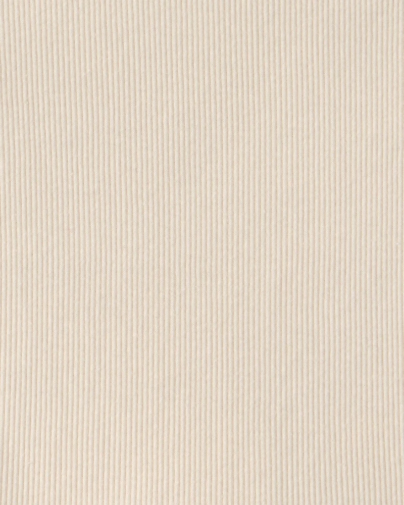 Girls Rib Tank Top - Cream