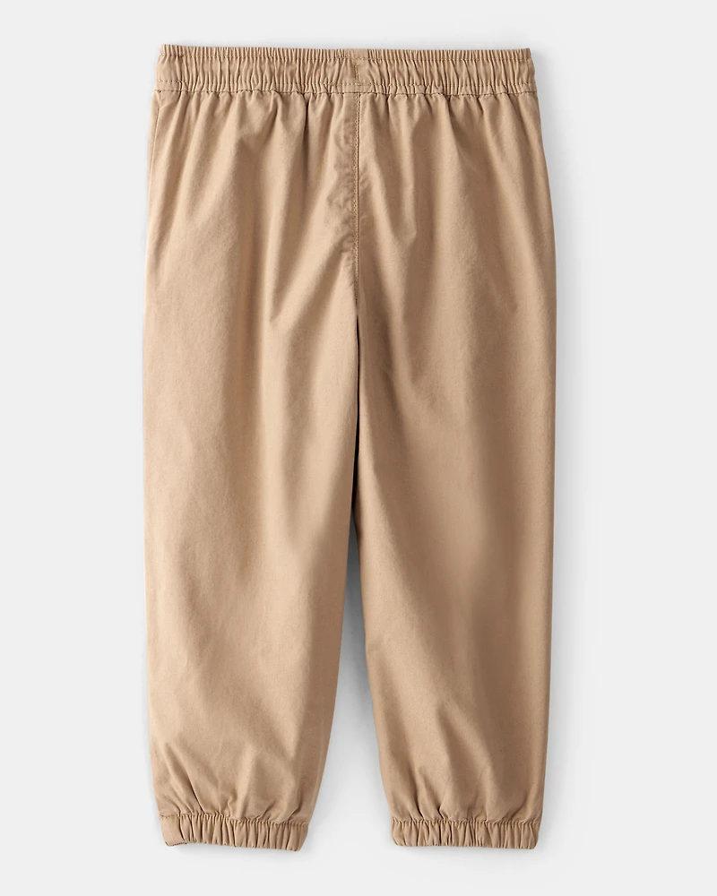 Toddler Boy Joggers - Tan