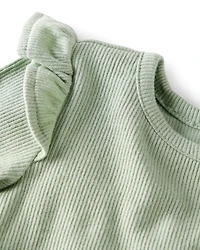 Baby Girl 3-Pack Organic Cotton Ribbed Tees