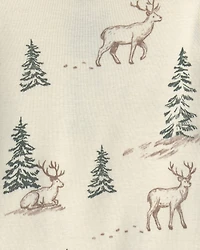 Baby 2-Piece Organic Cotton Pyjamas Reindeer Forest