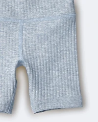 Toddler Girl Brooklyn Bike Shorts - Heather Grey