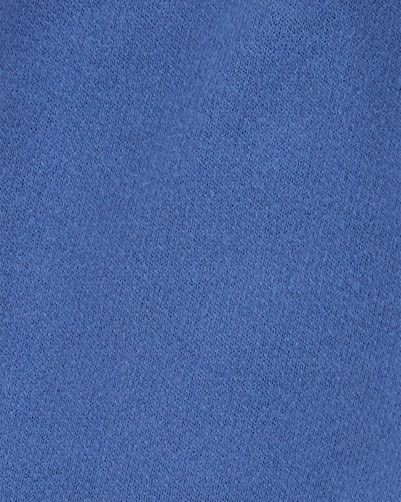 Baby Pull-On French Terry Shorts - Blue