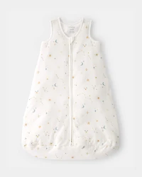 Baby Constellation 2-Way Zip Wearable Blanket - White