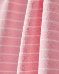 Baby Girl PurelySoft Long-Sleeve Jumpsuit - Pink