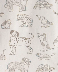 Toddler 2-Piece Organic Cotton Pyjama Pet-Print