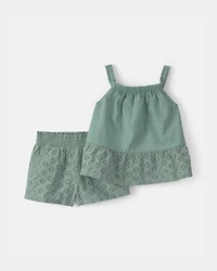 Toddler Girl 2-Piece Tank Top & Short Set