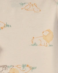 Baby 3-Piece Lion Bodysuit & Pant Set - Yellow/Ivory