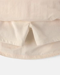 Girls Colourblock Skort - Ivory/Pink