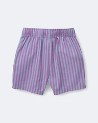 Toddler Boy Playground Shorts Stripes - Blue/Purple