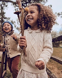 Toddler Girl Organic Cotton Dress Botanic Muse Print