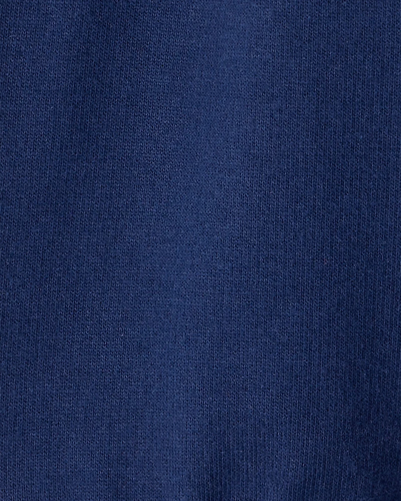 Baby Boy 2-Piece Sports Long-Sleeve Bodysuit & Pant Set - Grey/Blue