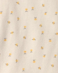 Baby Girl 3-Piece Bee Bodysuit & Pant Set - Yellow/Ivory