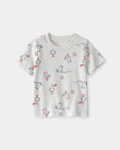 Baby Pelican T-Shirt - Grey