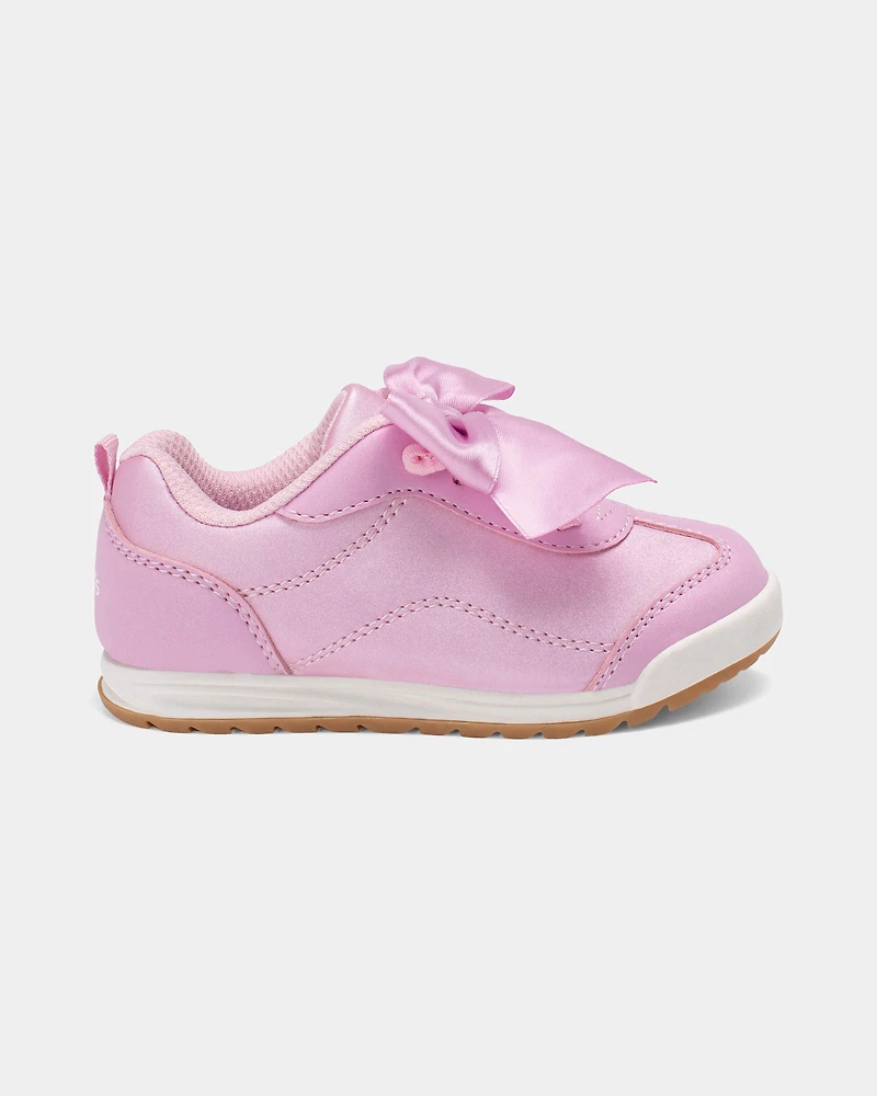 Toddler Girl Bow Casual Shoes - Pink