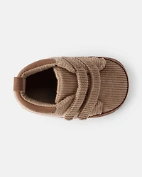Baby Boy Corduroy High-Top Casual Sneakers - Brown