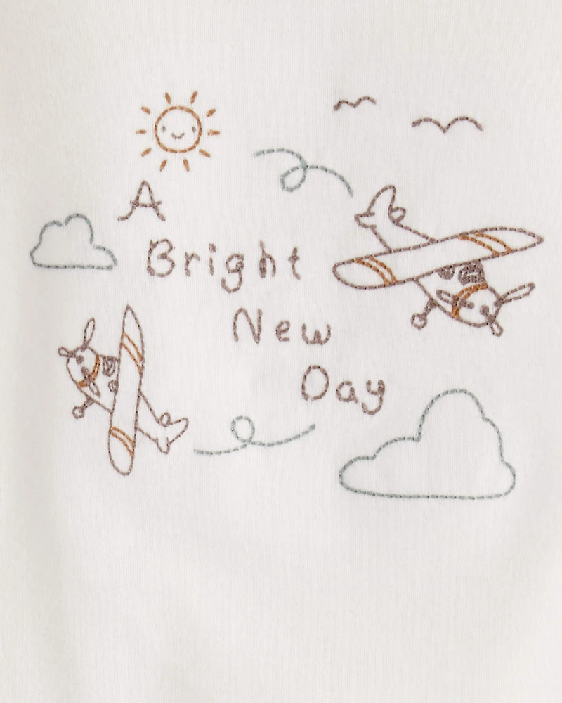 Baby 4-Piece Airplane Outfit Set