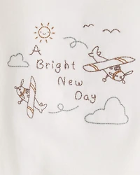 Baby 4-Piece Airplane Outfit Set