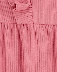 Baby Girl 2-Piece Jumpsuit & Headwrap Set