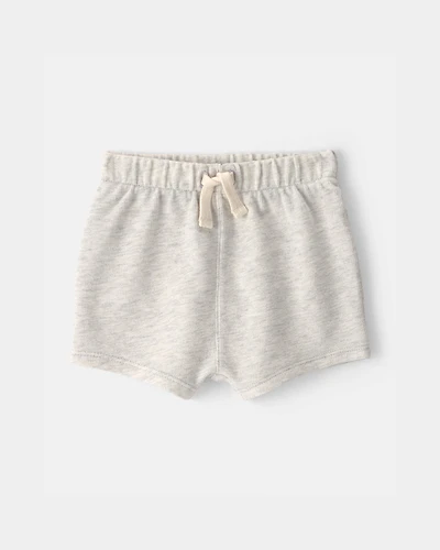 Baby Drawstring Shorts - Grey