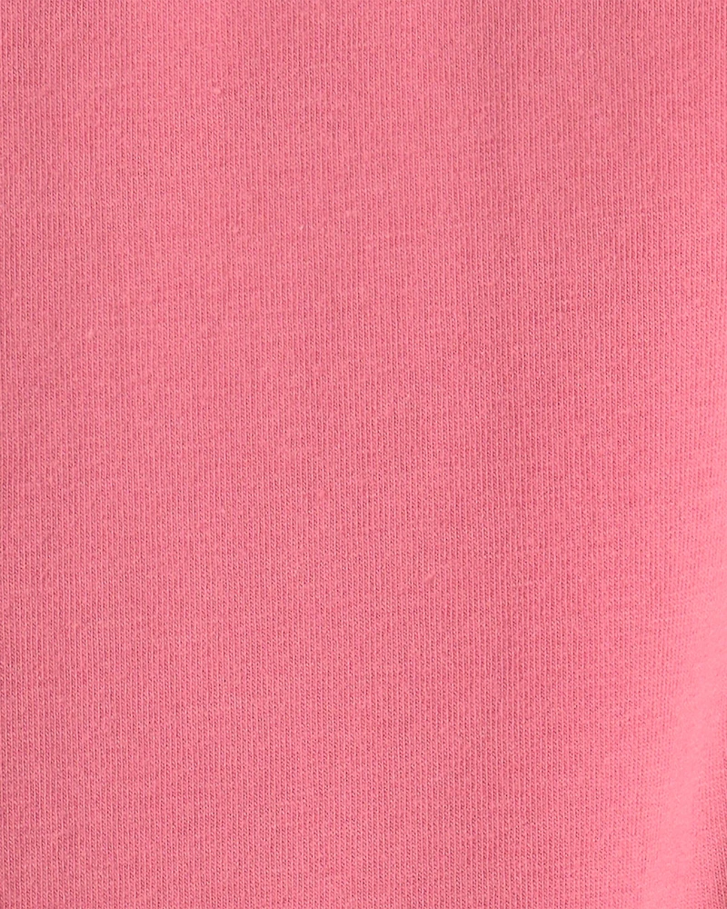 Baby Girl 3-Piece Colour Block Teddy Fleece Layering Set - Pink