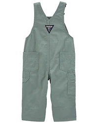Baby Plaid Lined Lightweight Canvas Overalls