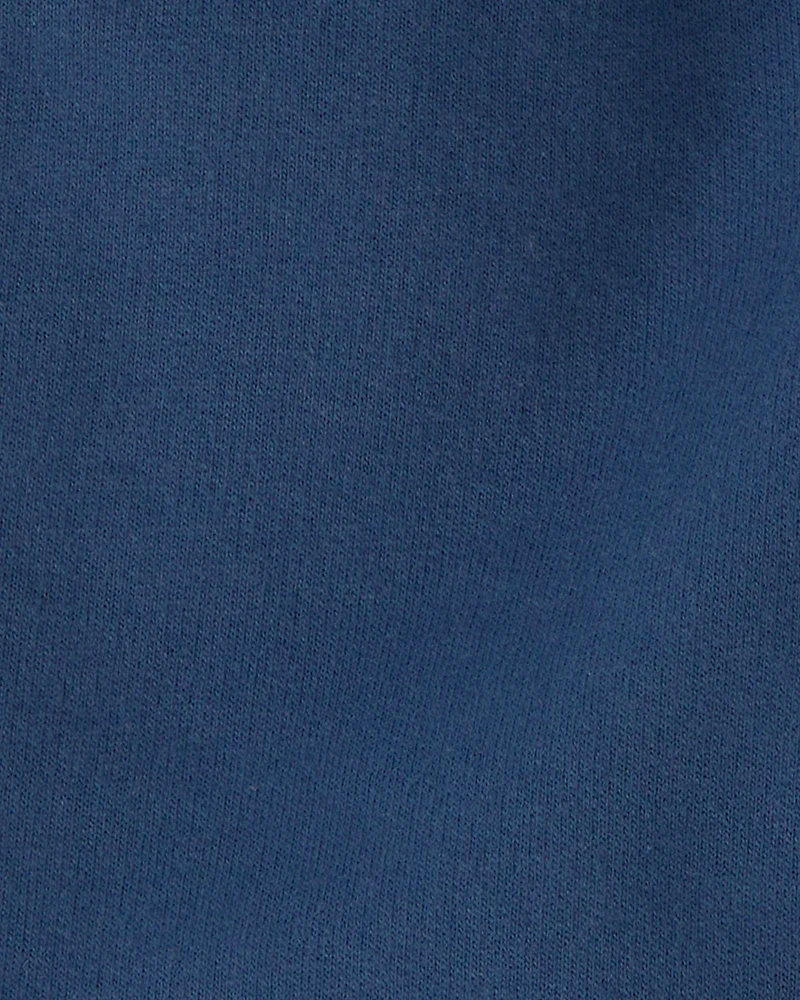 Toddler Boy Striped French Terry Shorts - Blue/Green