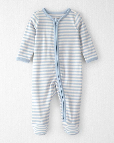 Baby Organic Cotton Sleeper Pyjama Stripes