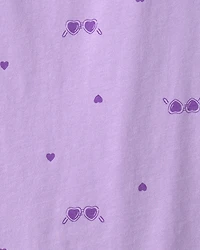 Girls Sunglasses Top - Purple