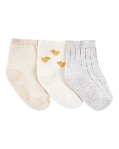 Baby 3-Pack Chick Ankle Socks