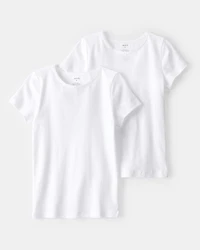 Girls 2-Pack Cotton Undershirts