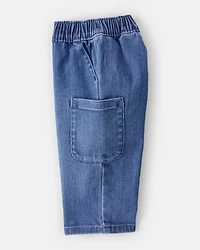 Baby Boy 3-Piece Plaid Shacket Outfit Set