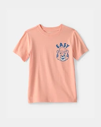 Toddler Tiger Graphic Tee - Orange