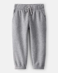 Toddler Boy Fleece Joggers - Grey