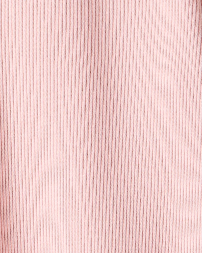 Toddler Girl 2-Pack Floral Cotton Long-Sleeve Top - Ivory/Pink