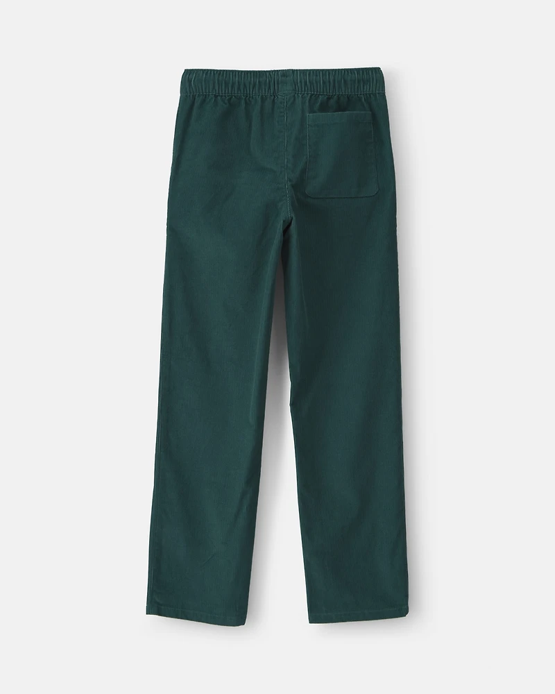 Boys Corduroy Pants - Green