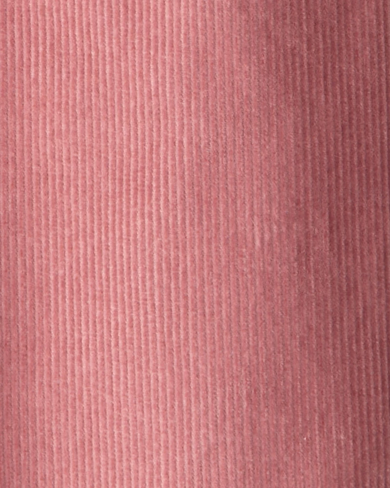 Toddler Girl Cotton Wide-Leg Pants - Pink