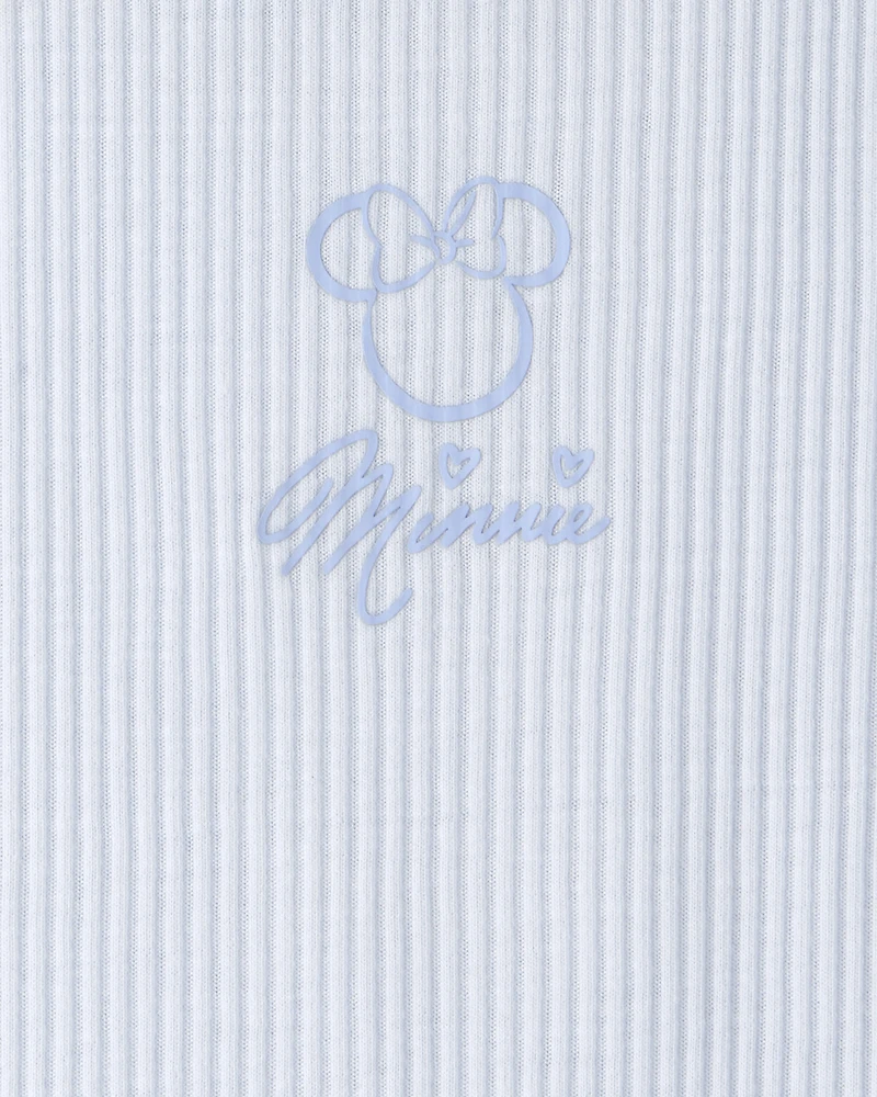Toddler Girl 2-Piece Disney© Minnie Mouse Short-Sleeve Pyjama Set - Blue