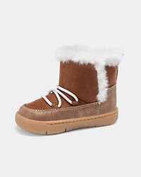 Baby Girl Every Step® First Walker Boots - Khaki