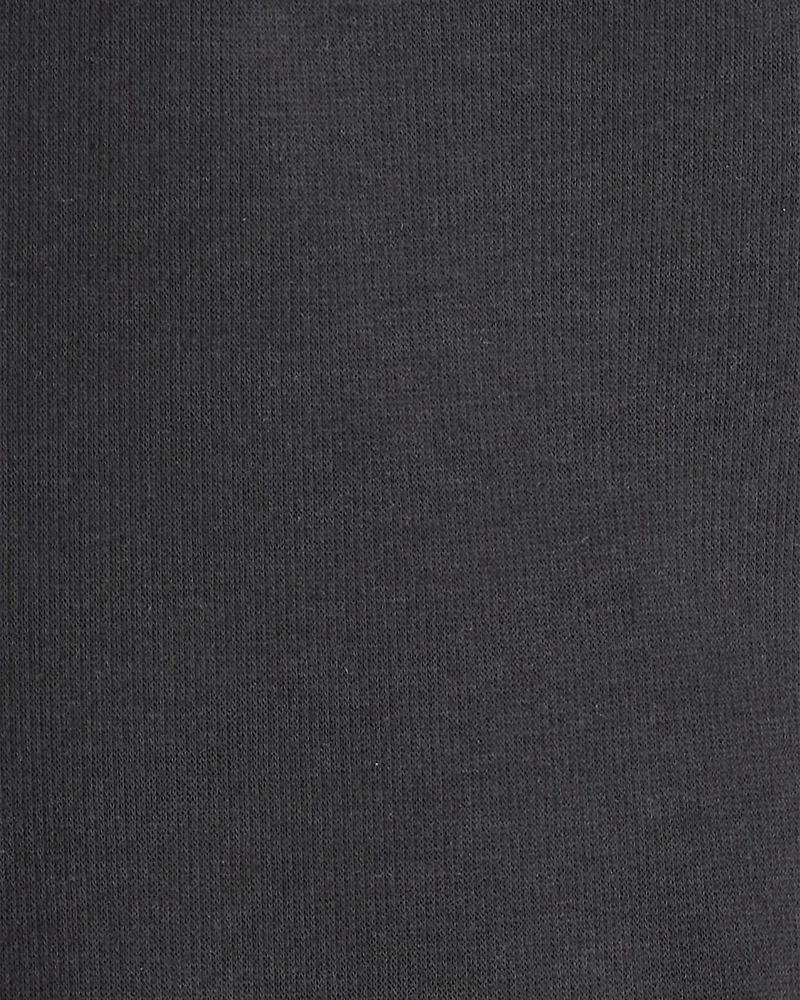 Girls Pull-On Stretch Leggings - Black